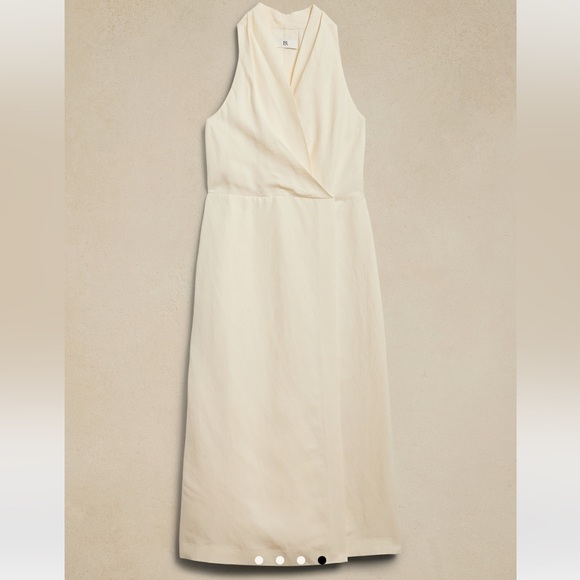 Banana republic silk linen dress - Picture 4 of 9